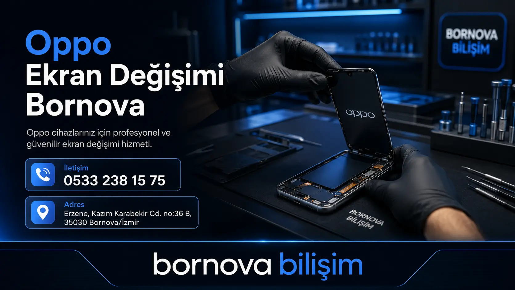 Oppo Ekran Değişimi Bornova